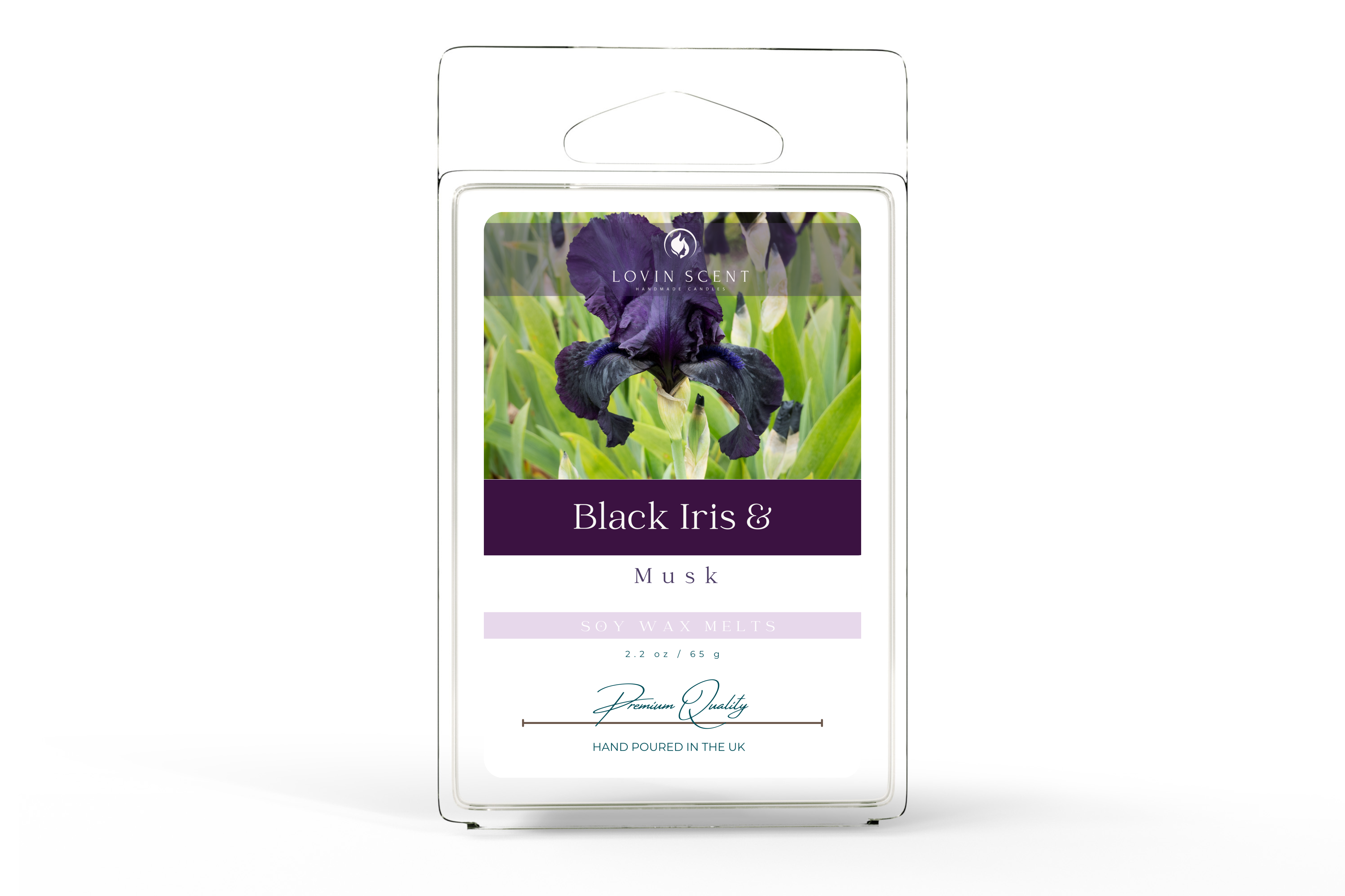 Black Iris &amp; Musk Wax Melts - Enigmatic Fragrance